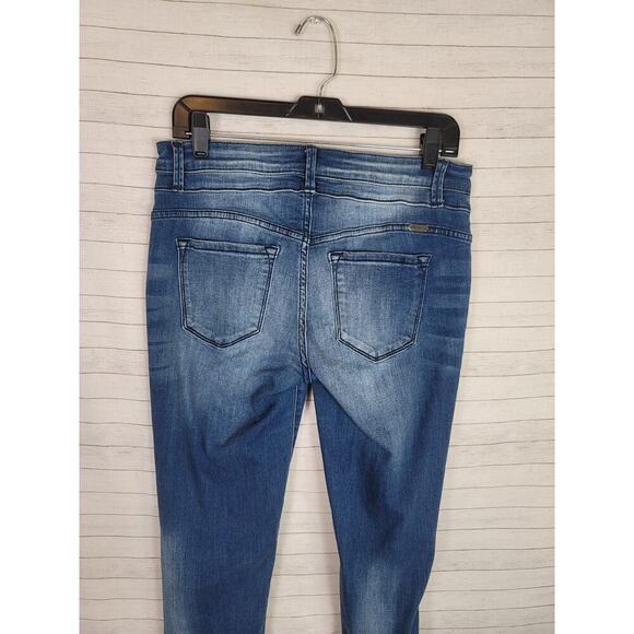 KANCAN SKINNY FIT DISTRESSED JEANS, SZ 30 - Picture 11 of 14